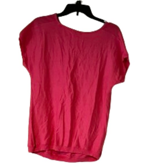 New York & Company Pink Dolman Sleeve Drape Neck Sweater - Medium - Picture 2 of 5